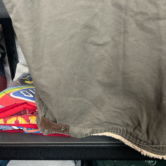 Wrangler Green Hero Sherpa Lined Vest Men's XXL Brown Corduroy Trim - Picture 5 of 5